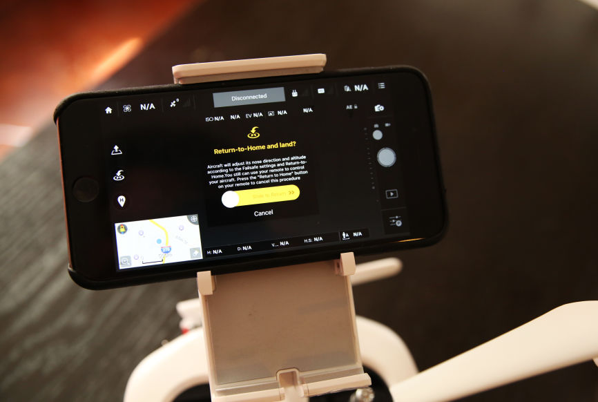 dji phantom 3 pro drone app auto land 4